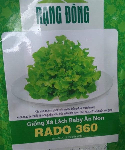 Xà lách baby ăn non RD 360