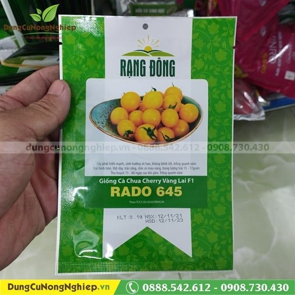Cà Chua CHERRY Vàng Lai F1 RD645