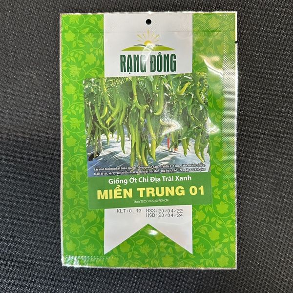 Ớt chỉ địa trái xanh MIỀN TRUNG 01