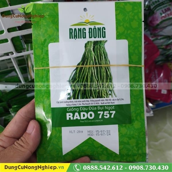 Đậu Đũa bụi ngọt Rado 757