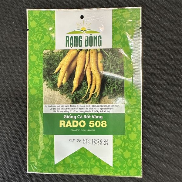 Cà rốt vàng RD 508