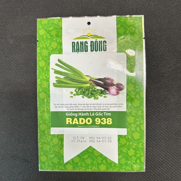 Hành Lá Gốc Tím RD 938