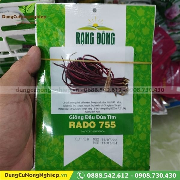 Đậu đũa tím RD 755