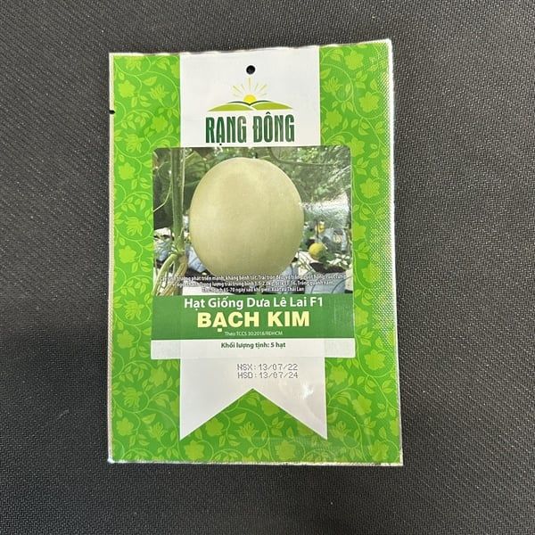 Dưa lê lai F1 Bạch Kim