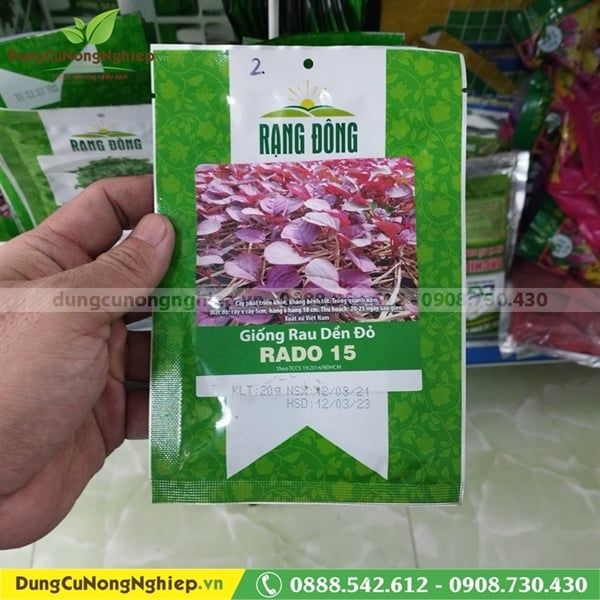 Rau dền đỏ Rado 15