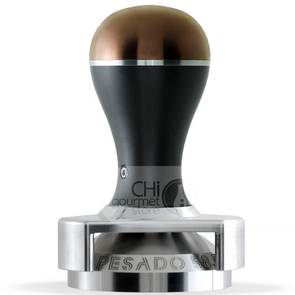 Tay nén cà phê có điều chỉnh - Tamper with Depth Adjuster Black & Bronze Modular - Pesado