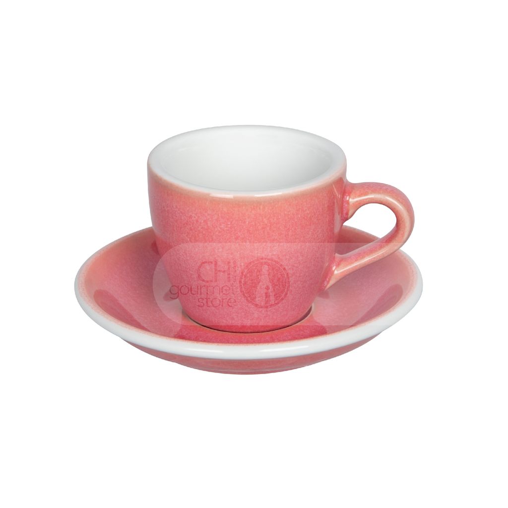 Egg 80ml Espresso Cup & Saucer (Potters Colors)