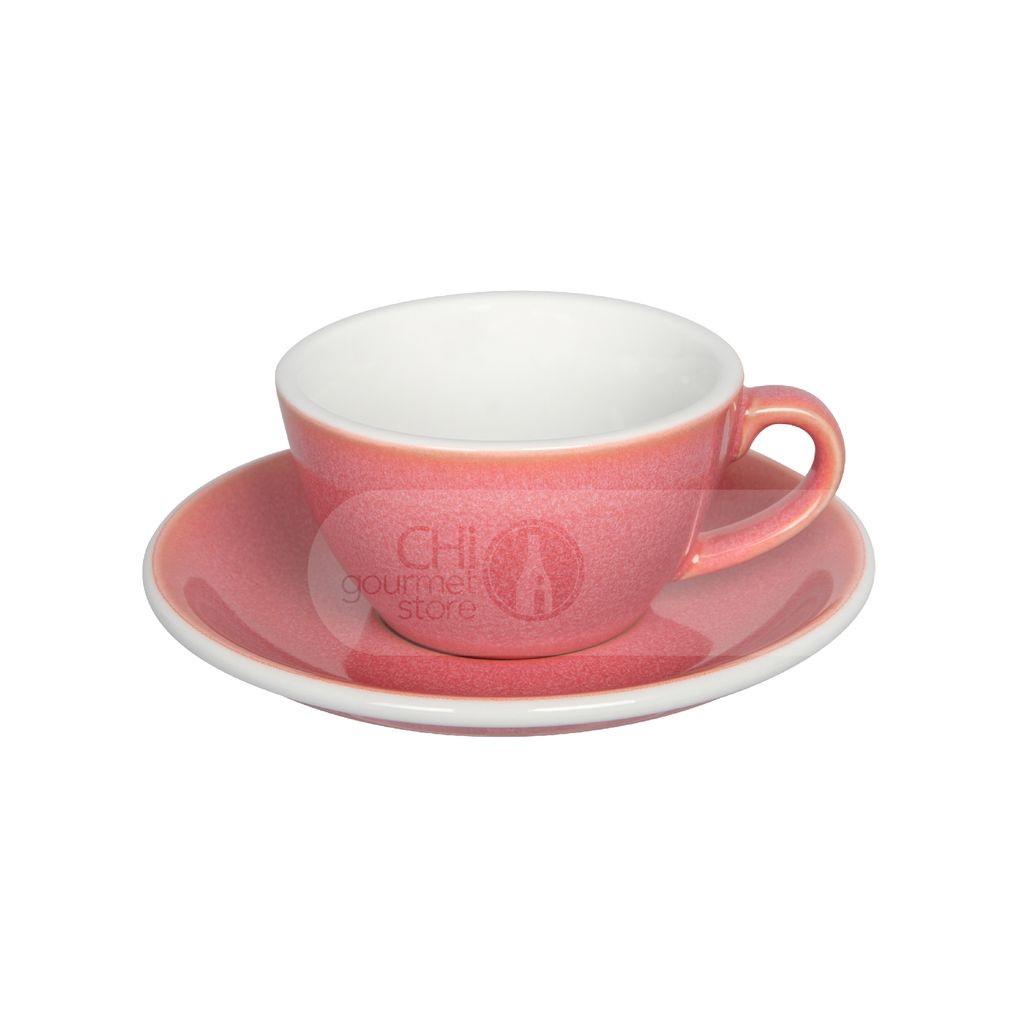 Egg 150ml Flat White Cup & Saucer (Potters Colors)