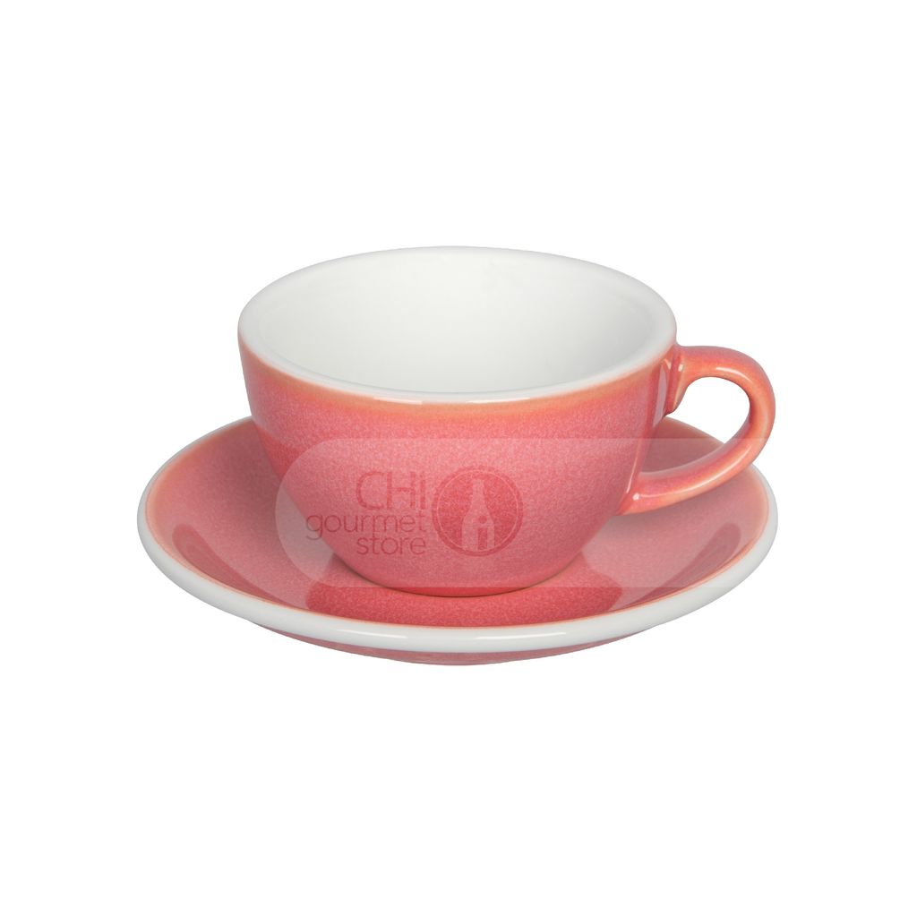 Egg 200ml Cappuccino Cup & Saucer (Potters Colors)