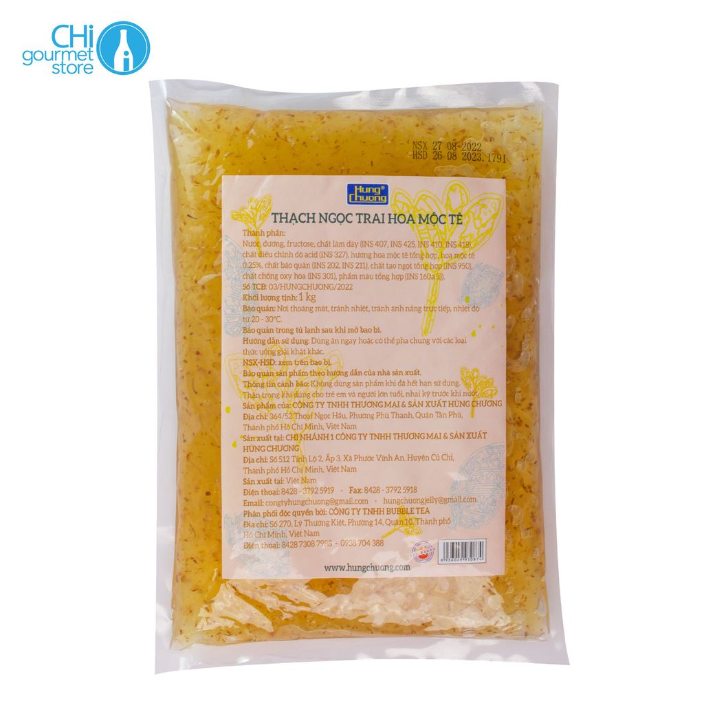 Thạch Viên Ngọc Trai Hoa Mộc Tê 1kg/ 2kg - Hùng Chương