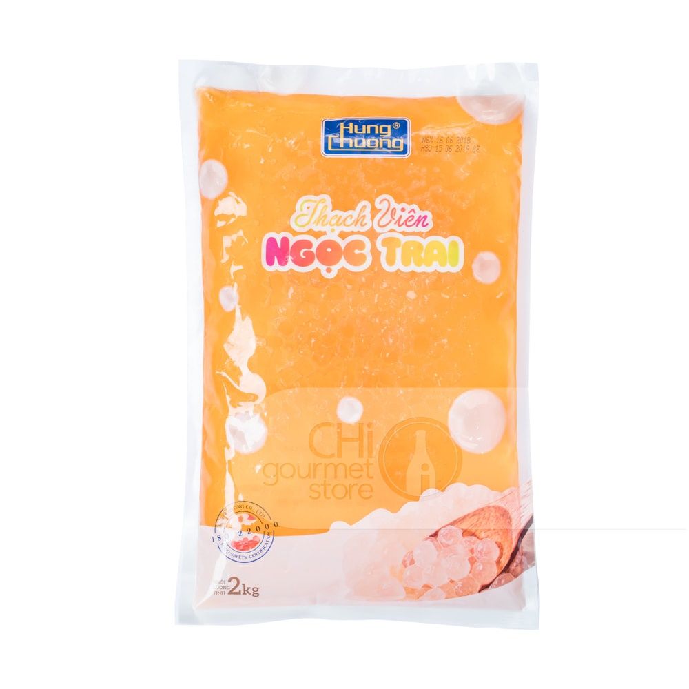 Thạch Viên Ngọc Trai Đào 1kg/2kg - Hùng Chương