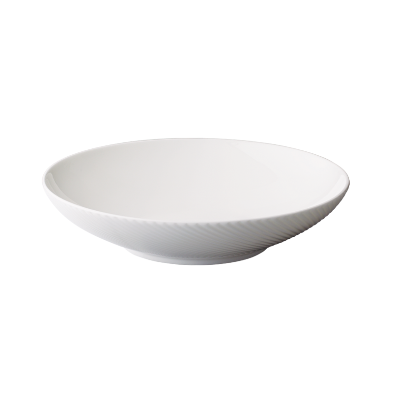 FLUTE - 23.5CM PASTA BOWL (WHITE)