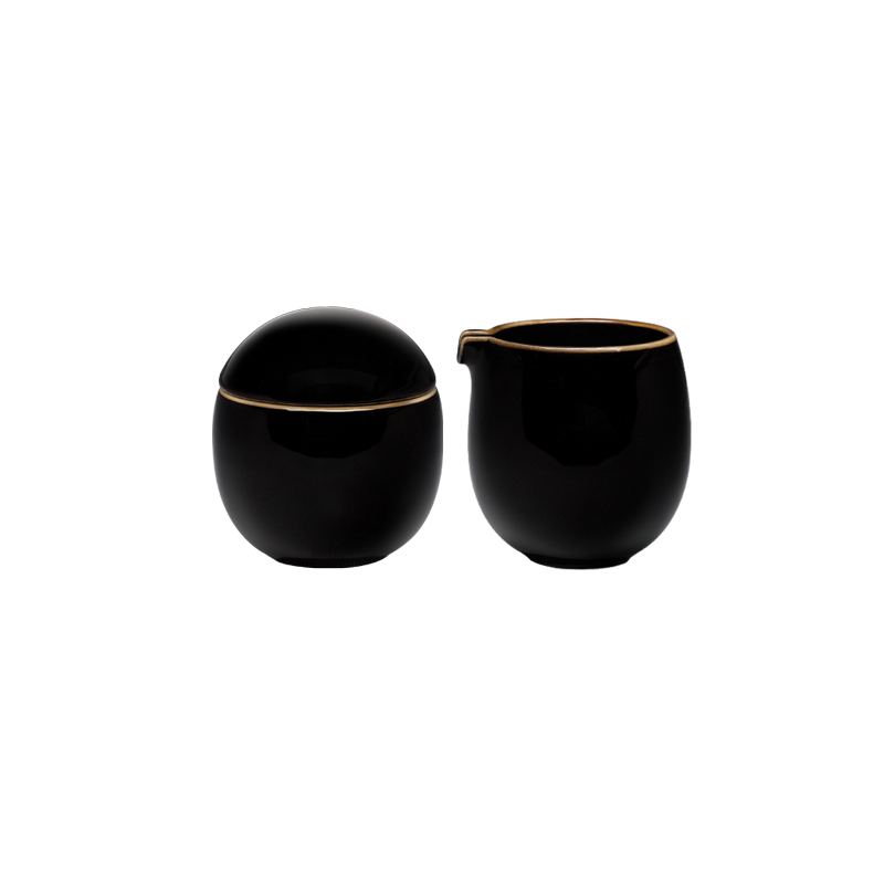 STUDIO TENMOKU - 300ML SUGAR AND CREAMER (BLACK)