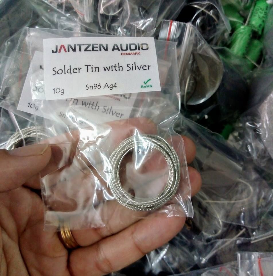  Thiếc hàn pha bạc 4% Jantzen-Audio 10g 