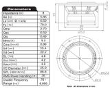  Củ loa rời bass 12cm Dayton Audio RS125P-8 