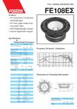  Củ loa rời toàn dải cao cấp 10cm Fostex FE108EZ (Sigma) 