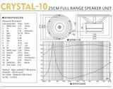  Củ loa rời toàn dải 25cm Lii Audio Crystal-10 