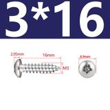  Vít gỗ đầu dù 4 cạnh Inox bắt loa M3 (Combo 20 con) 