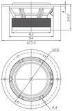  Củ loa rời bass 12cm Dayton Audio RS125P-8 