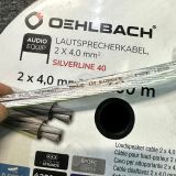  Dây loa mạ bạc 2 x 4mm Oehlbach Silverline 40 