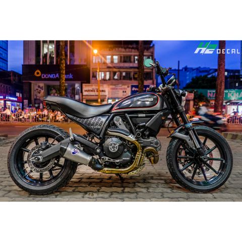 TEM XE SCRAMBLER - MẪU 010