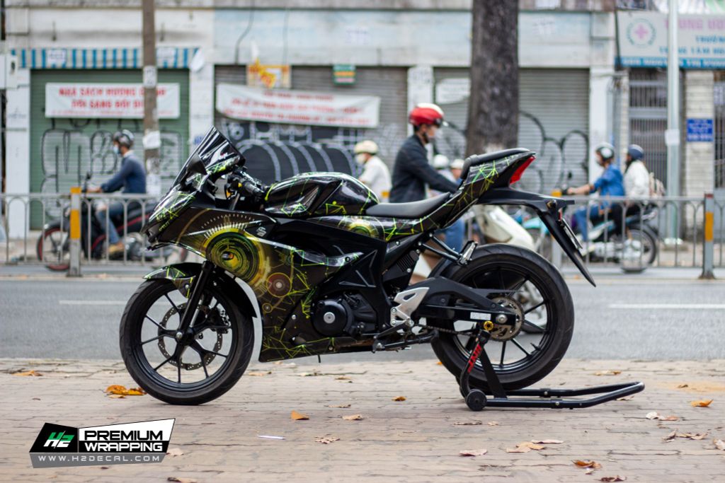 TEM XE GSX 150R - MẪU 003