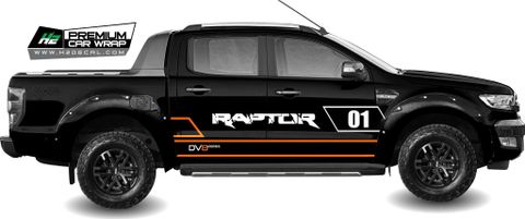 TEM XE FORD RANGER RAPTOR - MẪU 005