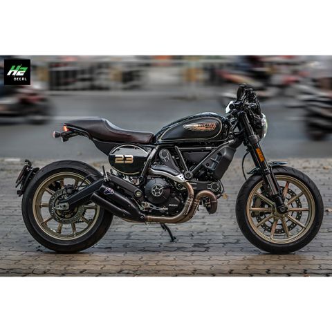 TEM XE SCRAMBLER - MẪU 008