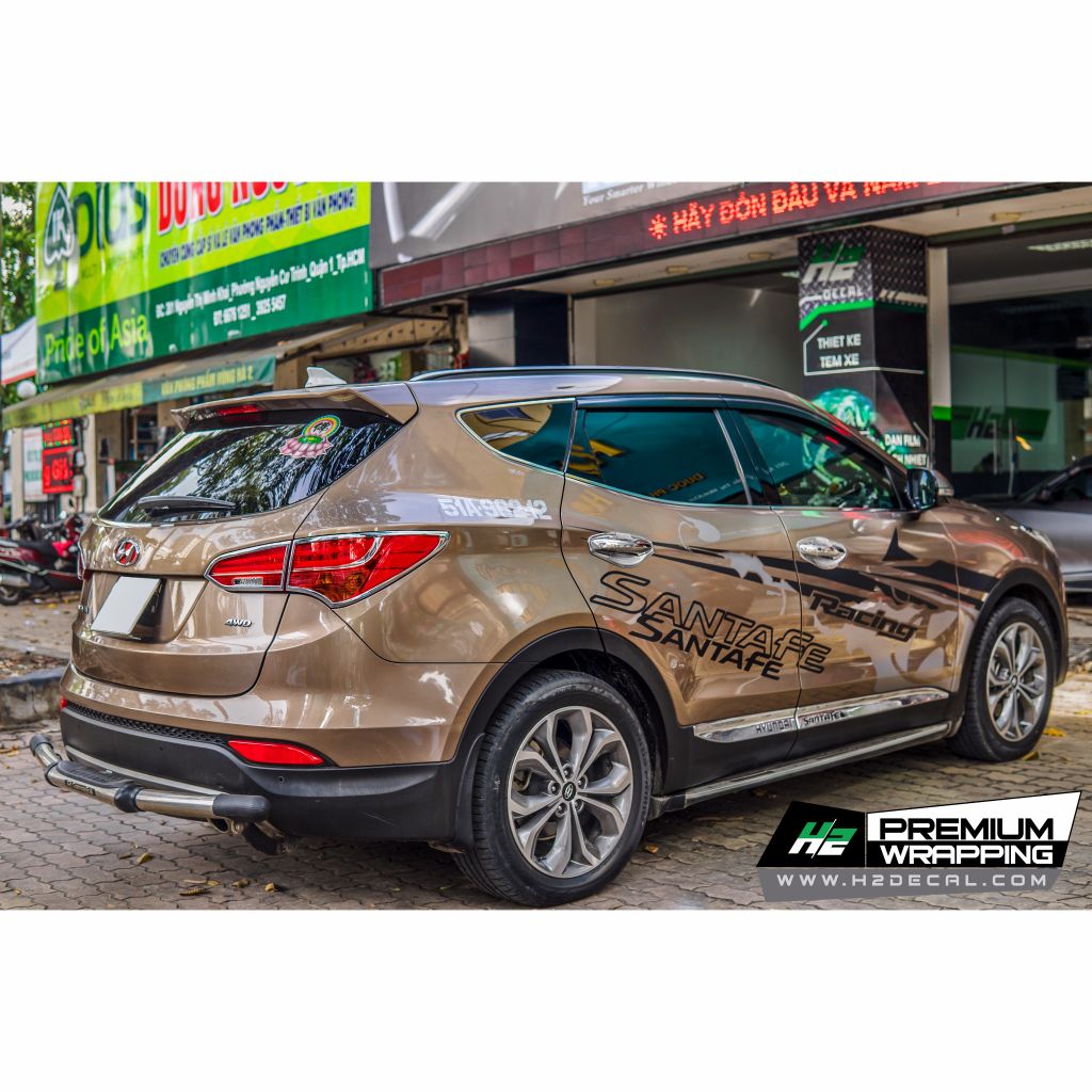 TEM XE SANTAFE - MẪU 001