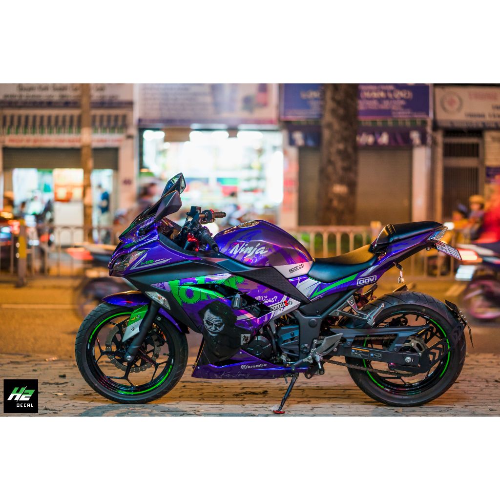 TEM XE NINJA 300 - MẪU 006