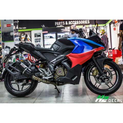 TEM XE PULSAR RS 200 - MẪU 001