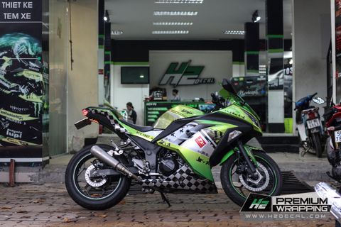 TEM XE NINJA 300 - MẪU 010