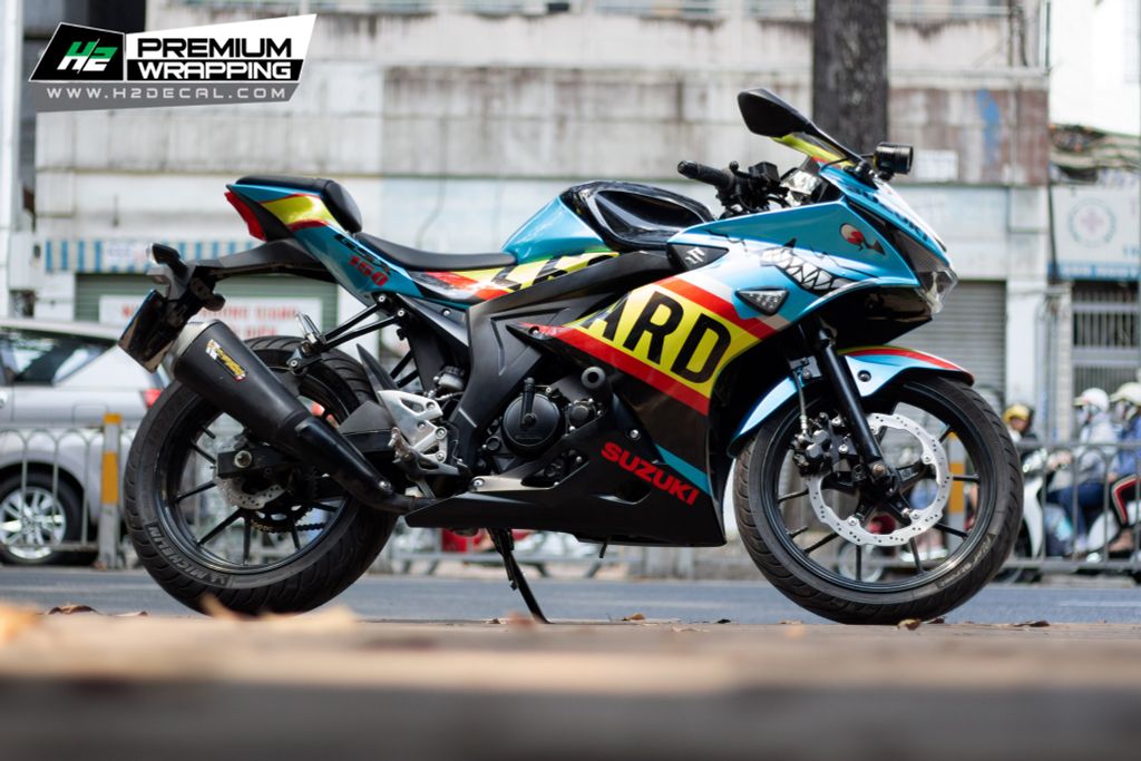 TEM XE GSX 150R - MẪU 004