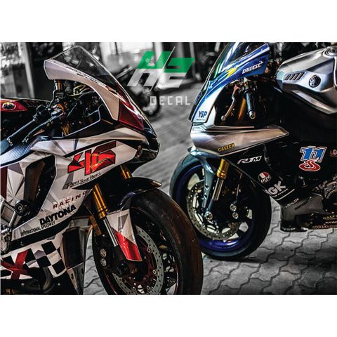 TEM XE YZF-R1 - MẪU 003