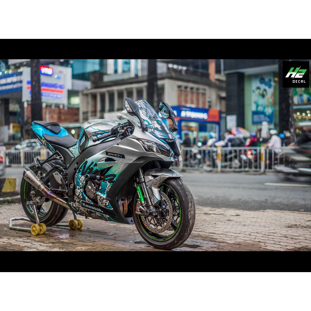 TEM XE NINJA ZX10R - MẪU 012