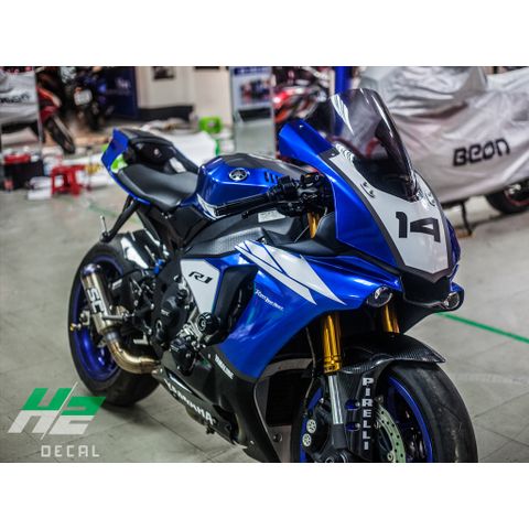 TEM XE YZF-R1 - MẪU 006