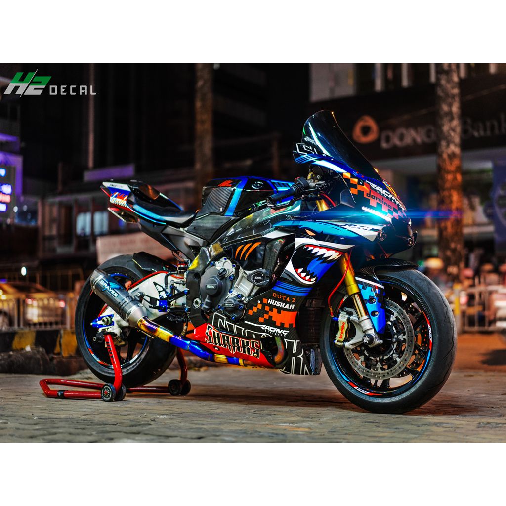 TEM XE YZF-R1 - MẪU 012