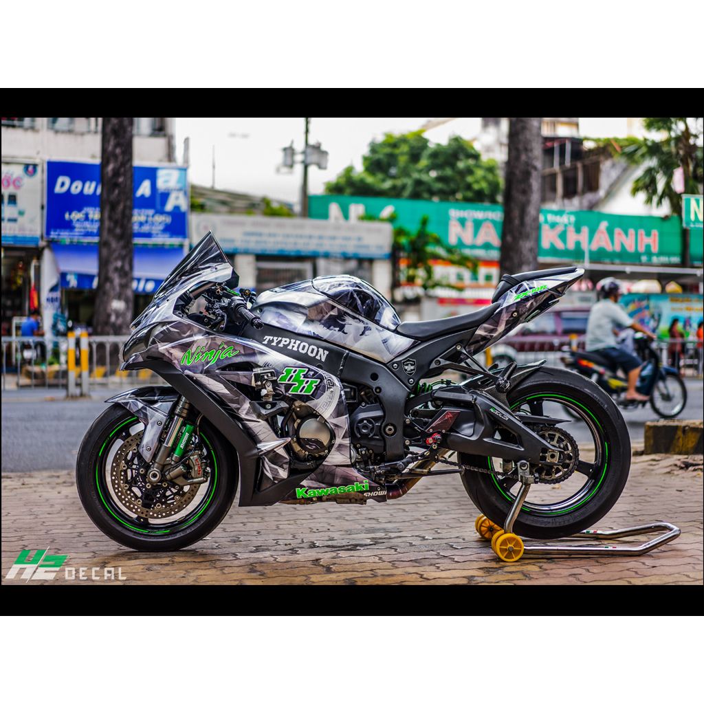 TEM XE NINJA ZX10R - MẪU 009