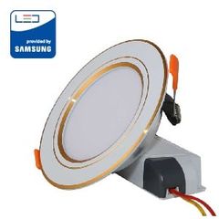 Đèn LED Âm Trần Downlight 110/9W Viền Vàng DAT10L110/9W