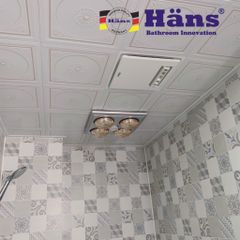 Quạt mát âm trần cho nhà vệ sinh Hans H10S (công tắc)