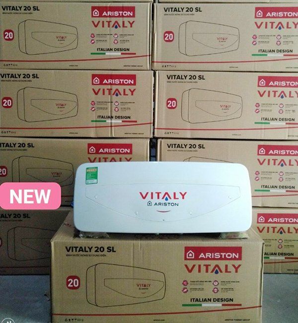 Bình nóng lạnh Ariston VITALY SLIM 20 Lít