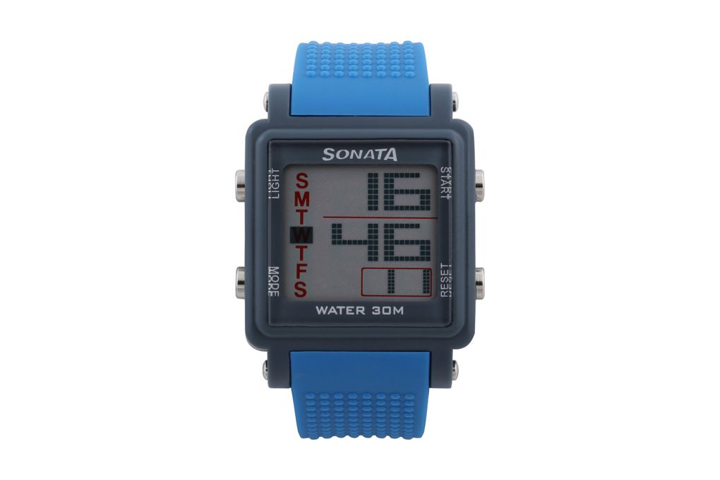 Đồng hồ Sonata Nam 77043PP04 màu xanh
