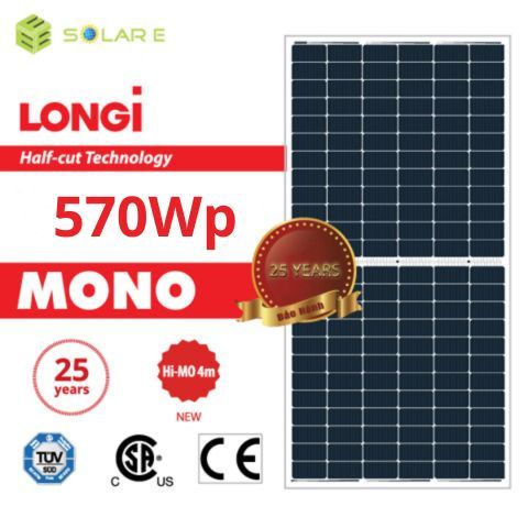  PIN LONGi 570WP 