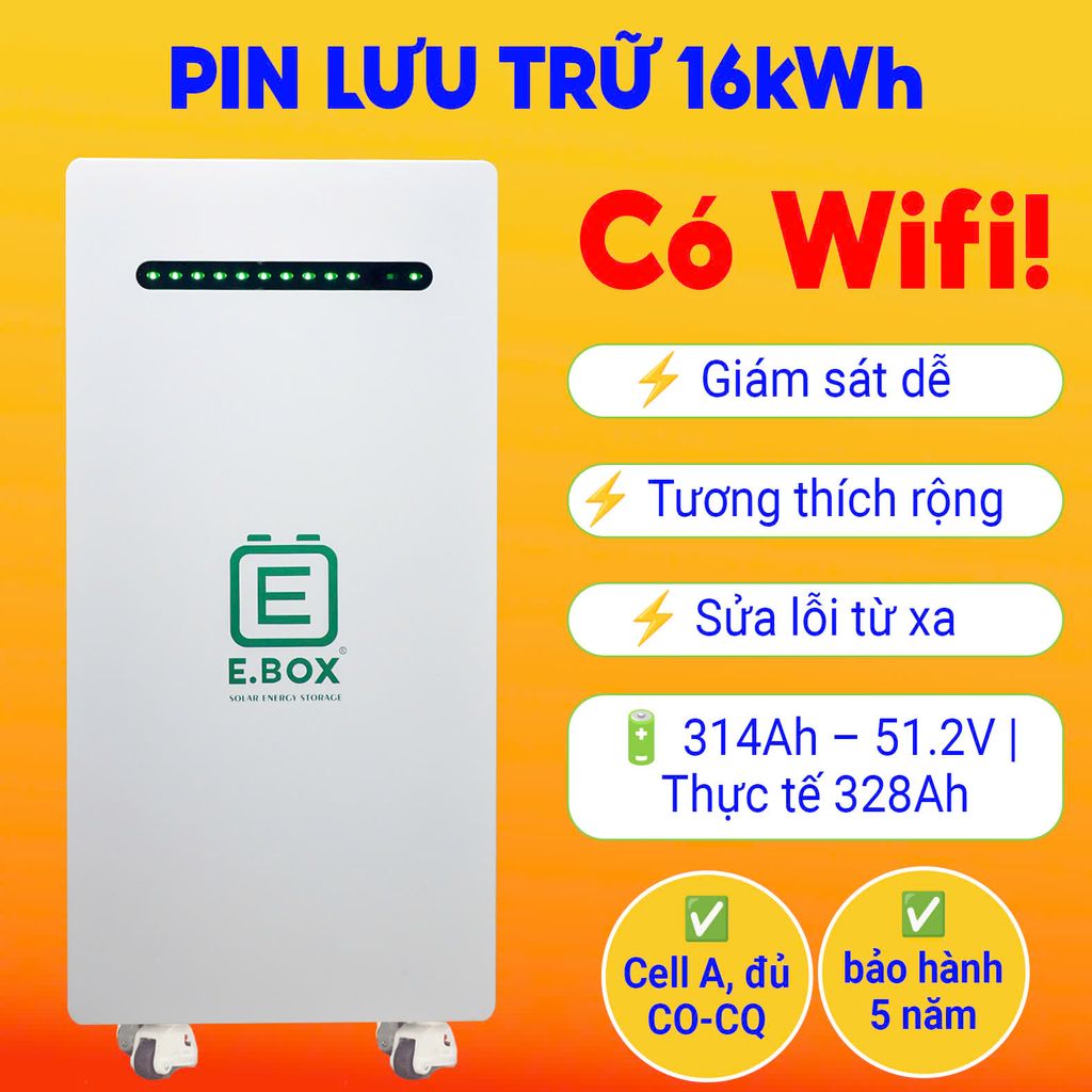 Bình Lưu Trữ EBOX 16C 16KWh