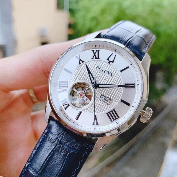 Bulova 96A206 Wilton: Orologio Automatico Uomo Con Riserva 60 Ore, Cassa In Acciaio E Quadrante Argento - 3