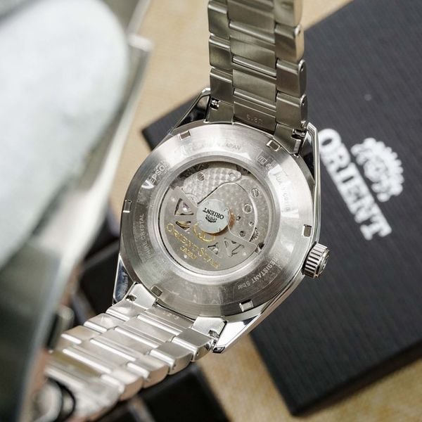 Orient Star RE-AU0403L00B – Orologio Uomo Automatico Con Cinturino In Acciaio, Quadrante Blu E Vetro Zaffiro