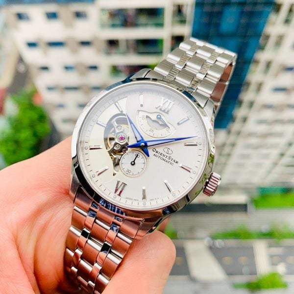 Orient Contemporary RE-AV0B01S00B Orologio Automatico Uomo | Semi Scheletrato, Vetro Zaffiro, Riserva Di Carica, Cassa 41mm