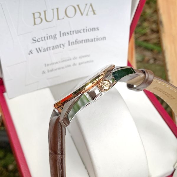 Rose Gold Bulova 98b267 Bulova Precisionist 98B267 Đồng Hồ Nam