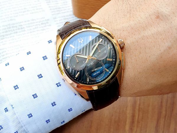 Bulova 97A124 Curv Chronograph 43mm ng H Nam PhongWatch