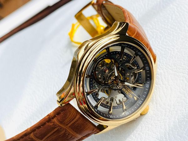 Invicta Quartz IN-37949 Grey Dial Manual-Wind Đồng Hồ Nam